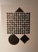 Sérigraphie Victor Vasarely - "Corpusculaire" - Art & Science / Struct