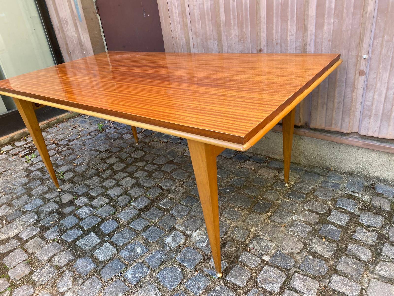 Mid-Century Modern Scandinavian extendable dining table 1960