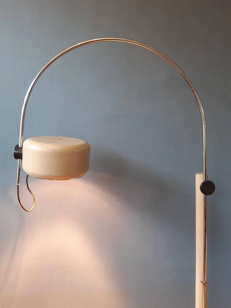 Mid-Century vintage arc floor lamp by Kaiser Idell/Kaiser Leuchten