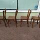 Lot de 4 chaises de bistrot bois Baumann