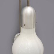 Wall lamp with glass diffuser by Stilux Milano, 1960s.