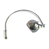 Space Age chrome wall light, 1970s