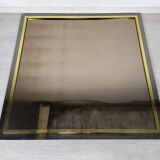 Mirror square brass design