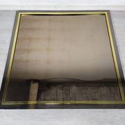 Mirror square brass design