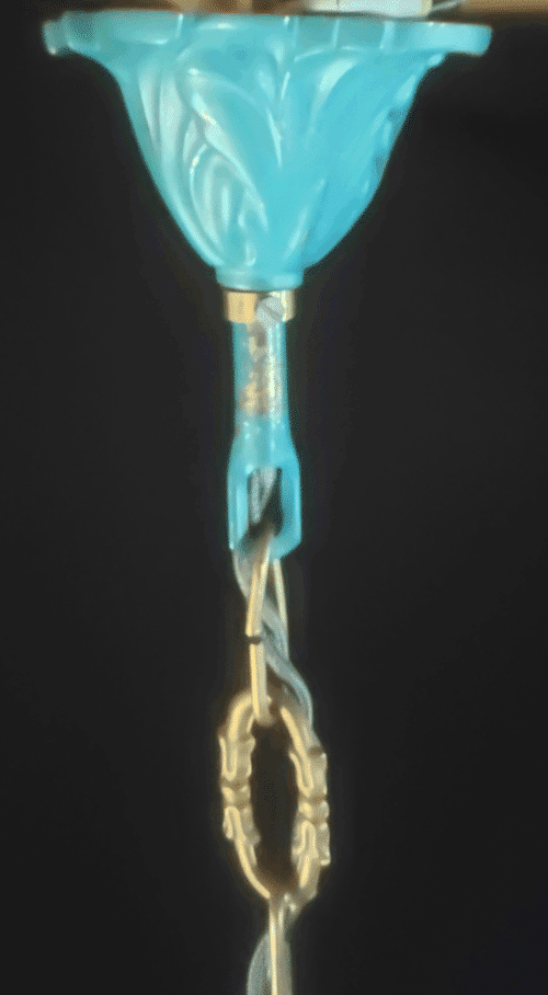 Vintage brass pendant lamp