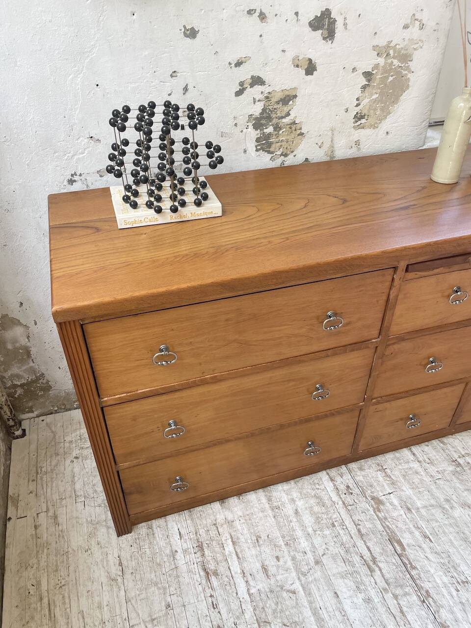 XXL golden oak craft furniture from the 50s