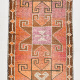 3x10 contemporary oushak runner rug, 86x302cm