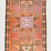3x10 contemporary oushak runner rug, 86x302cm