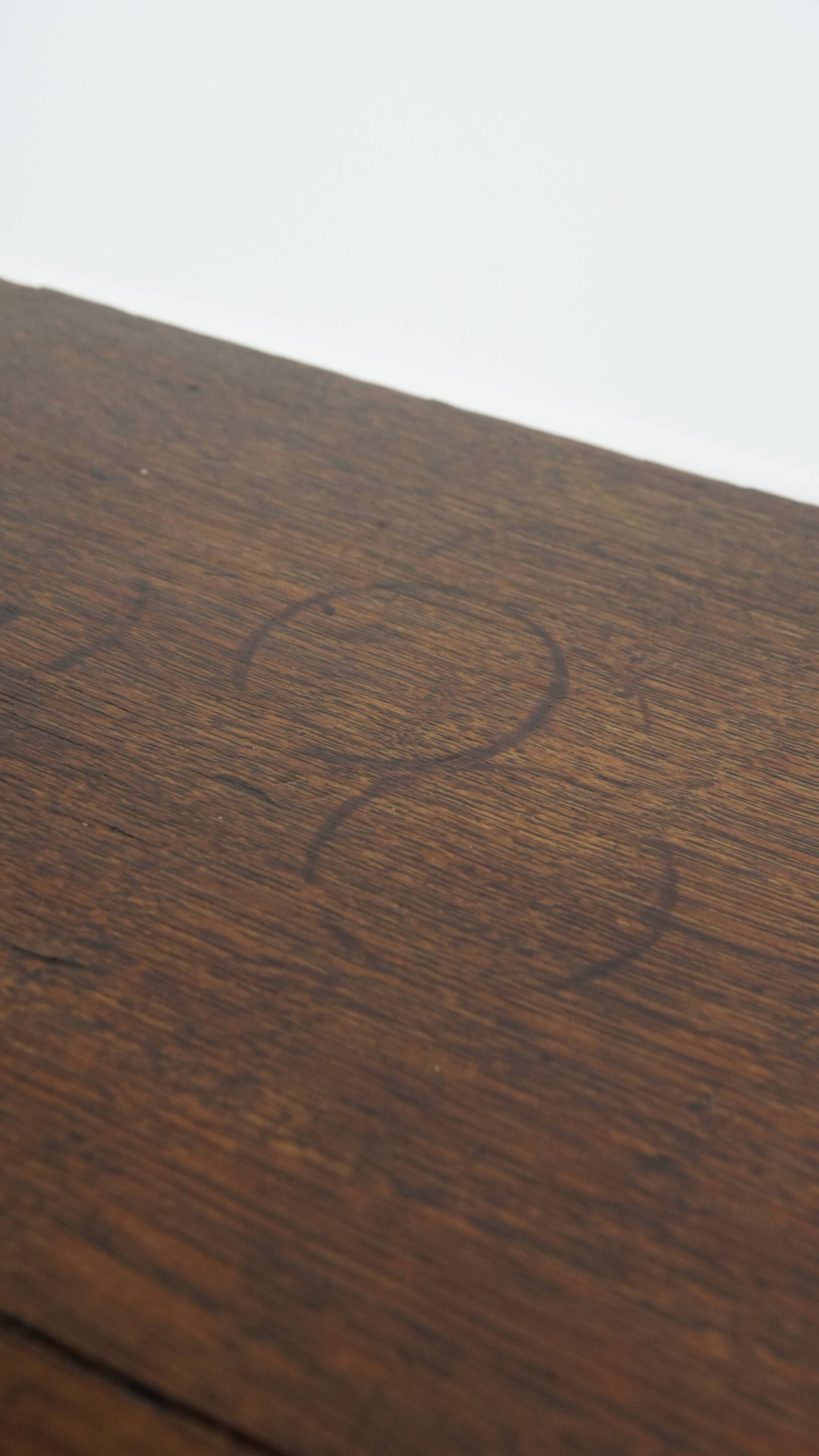 Antique 18th-Century English Oak Chest of Drawers