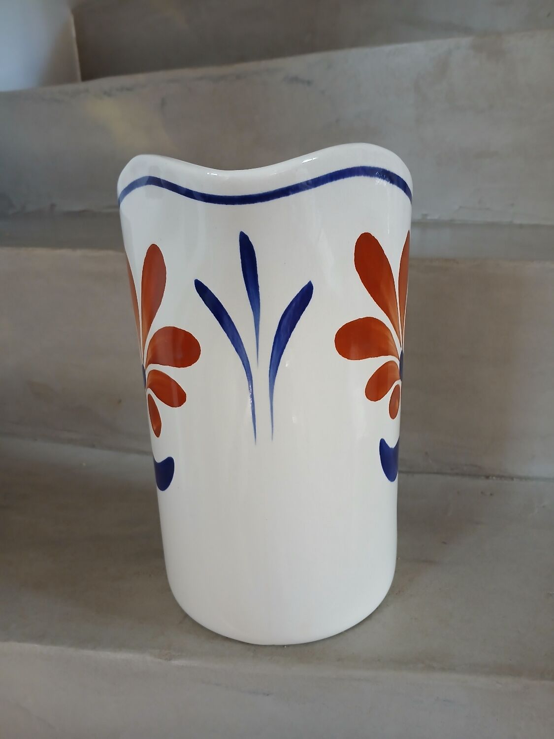 Old pitcher / jug from the Givors pottery