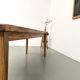 Table de ferme vintage en peuplier
