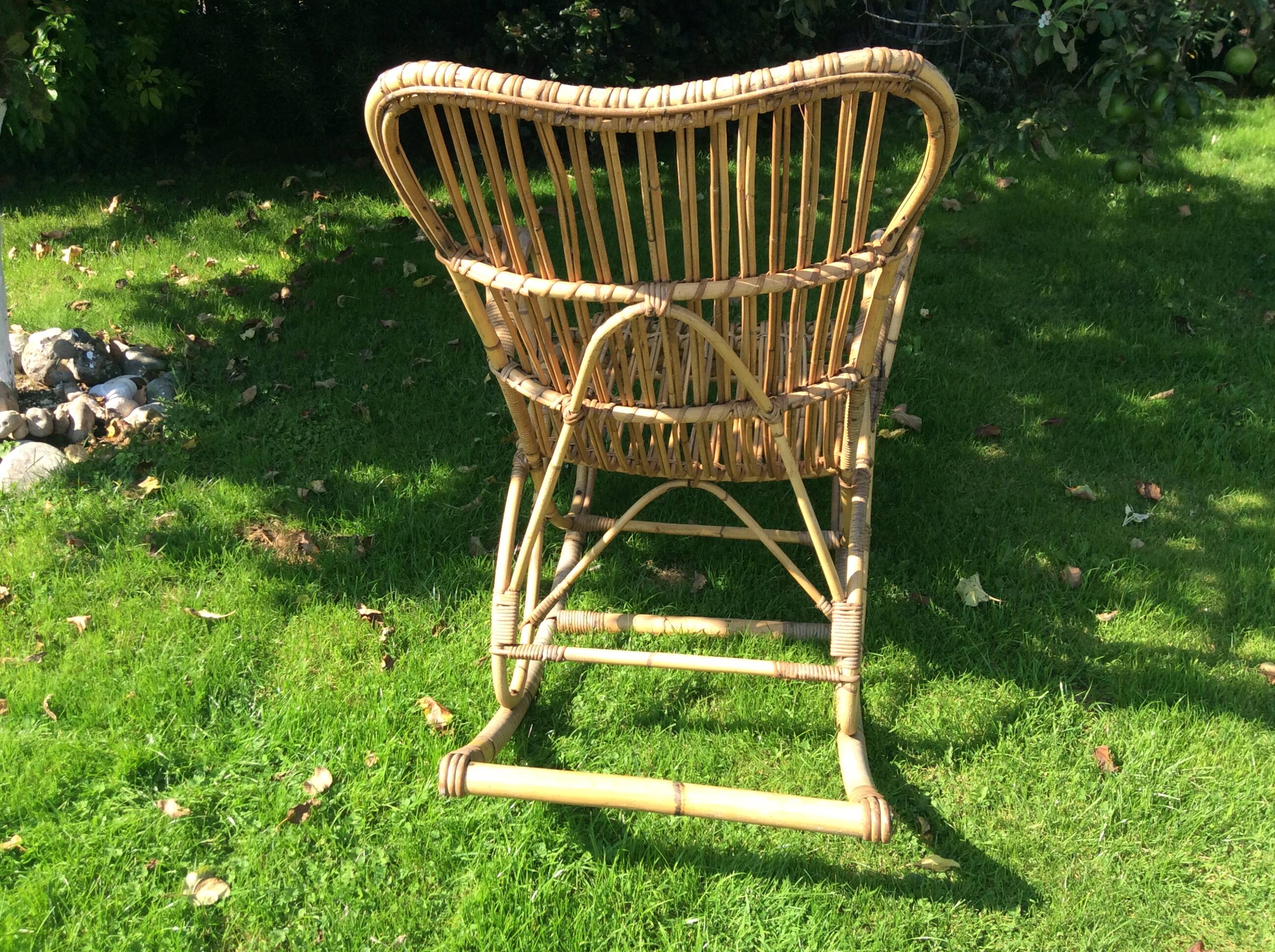 Rattan rocking chair