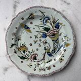 Assiette Gien décor floral