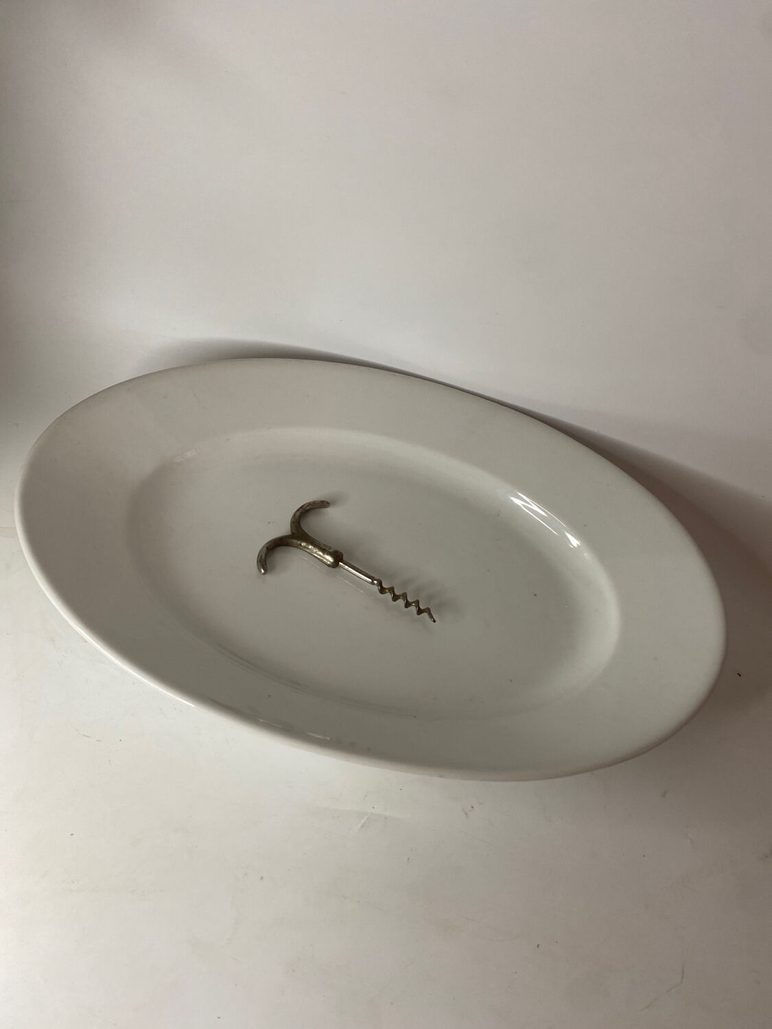 White porcelain dish