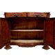 Buffet galbé toutes faces époque Napoleon III en acajou