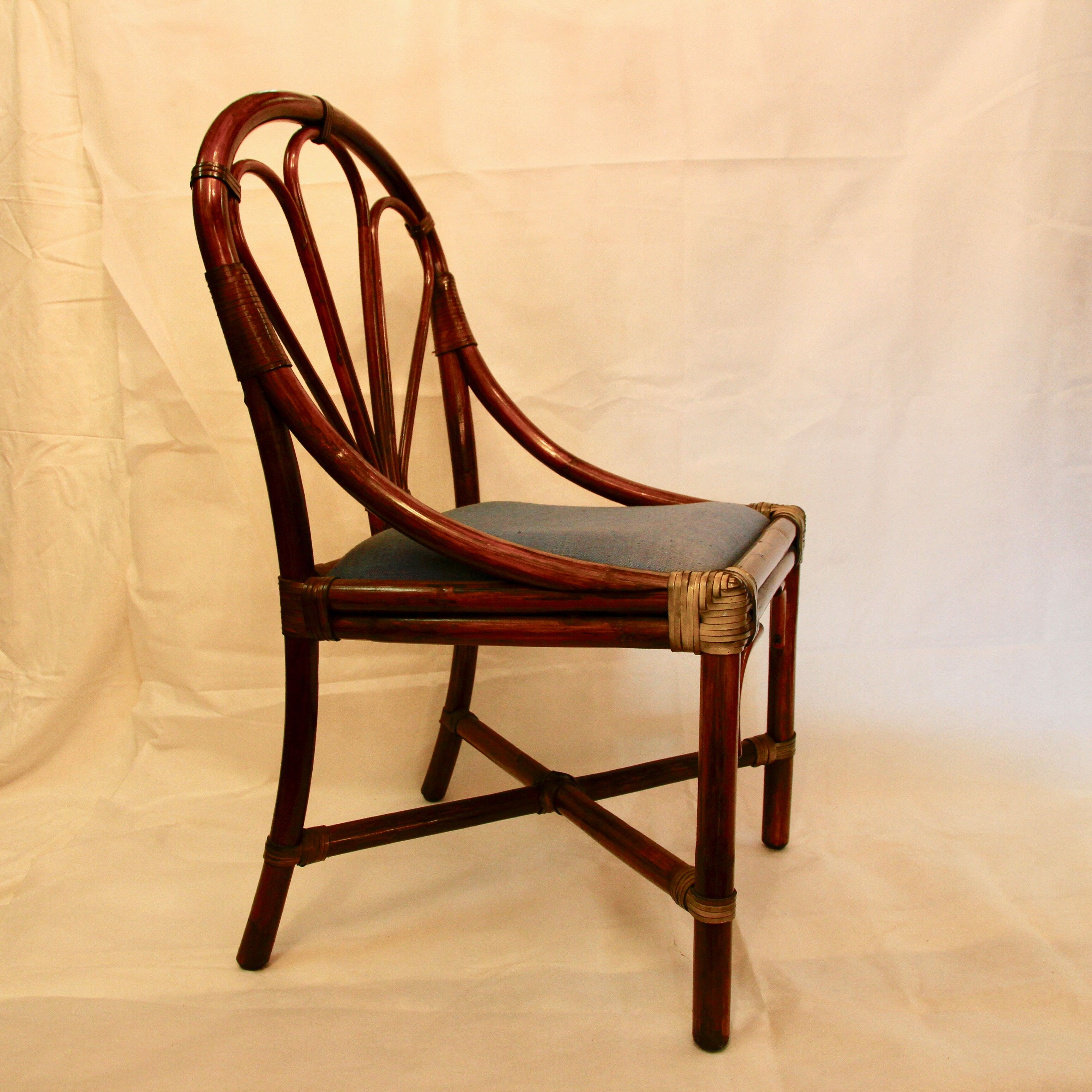 Chaise en rotin, Maugrion, XXe siècle