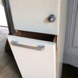 Vintage wooden bread hutch