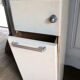 Vintage wooden bread hutch