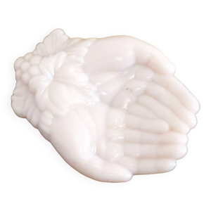 Coupelle Main en opaline - rose