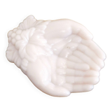 Pink opaline hand bowl