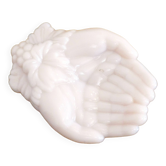 Pink opaline hand bowl