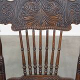 Antique English spindle chair
