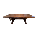 Large monastery table in solid oak