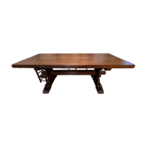 Large monastery table in solid oak