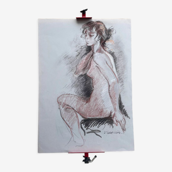 Nude drawing by Catherine Tollet-Loeb