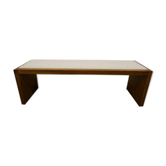 Art deco oak bench