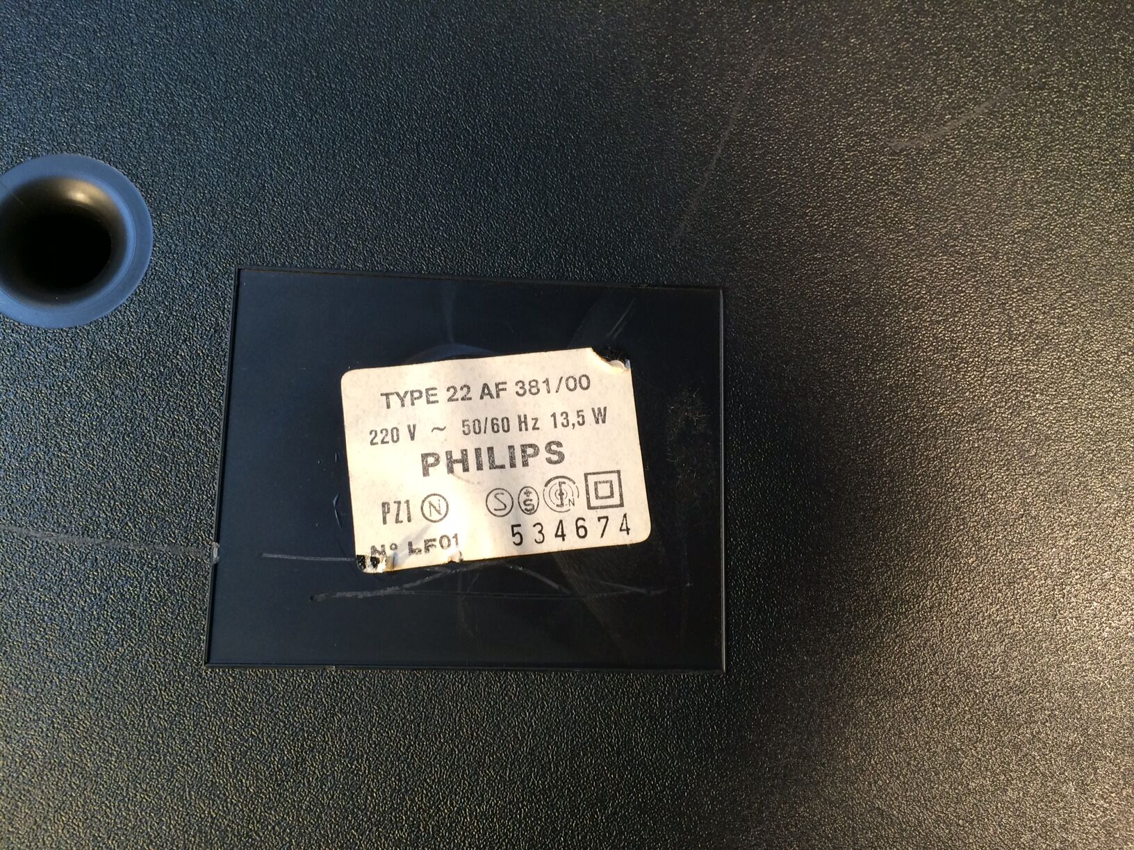 Record player / Vintage Electrophone Philips 381 - Perfect condition - Year 1972