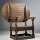 English monk chair table oak 18th century