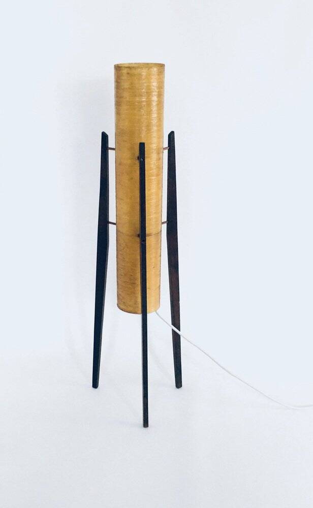 Mid-Century Space Age Rocket Floor Lamp by Novoplast, Czechoslovakia, 1950s