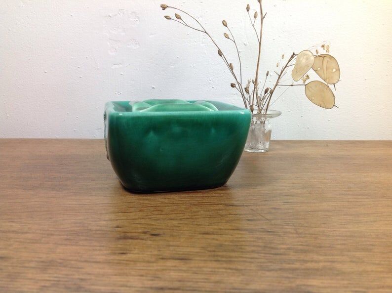 Green ashtray