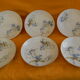 Set of 6 porcelain cups. Blueberry décor