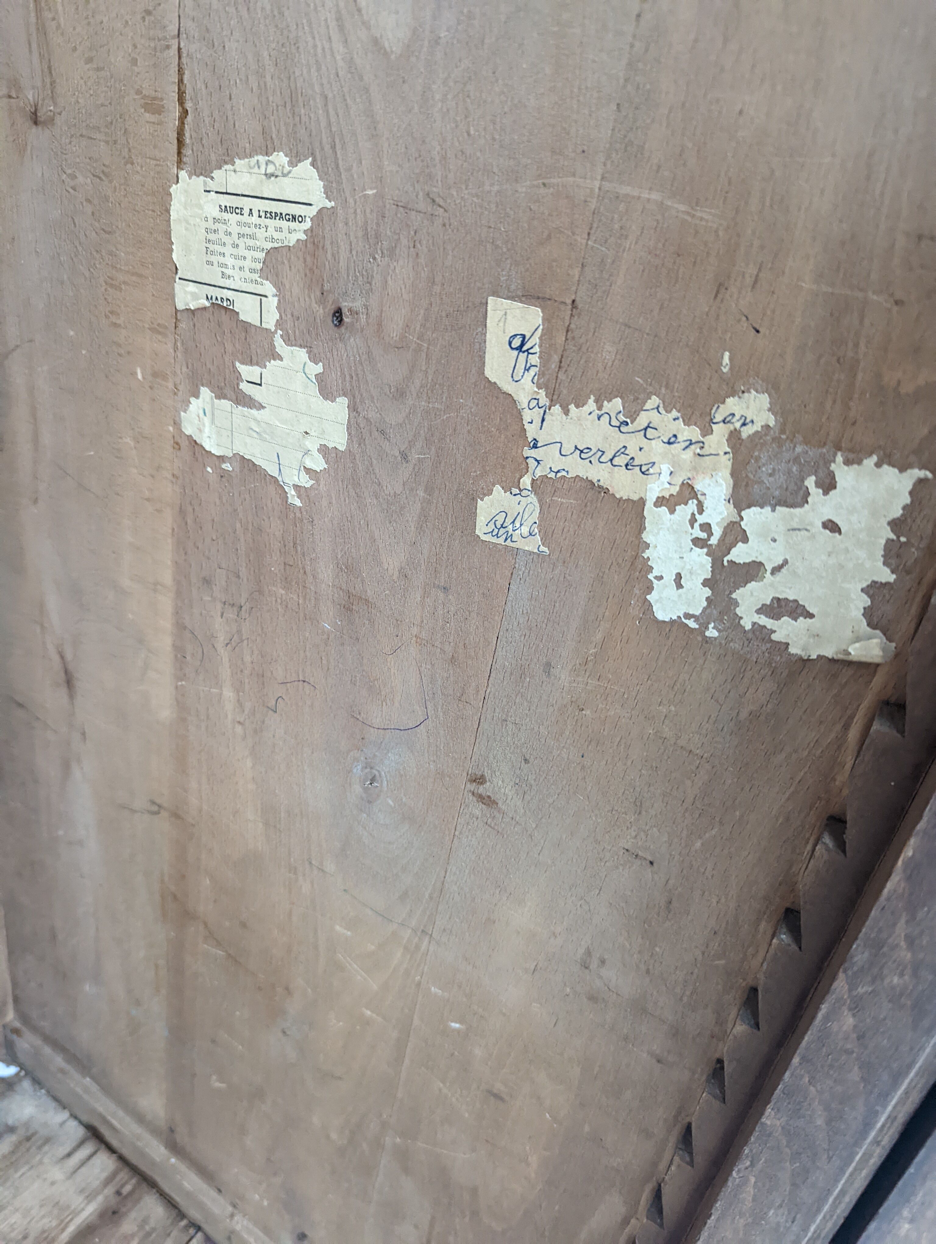 Parisian wardrobe 1 vintage door