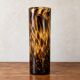 Large cylindrical vase in blown Italian glass – Tartaruga decor