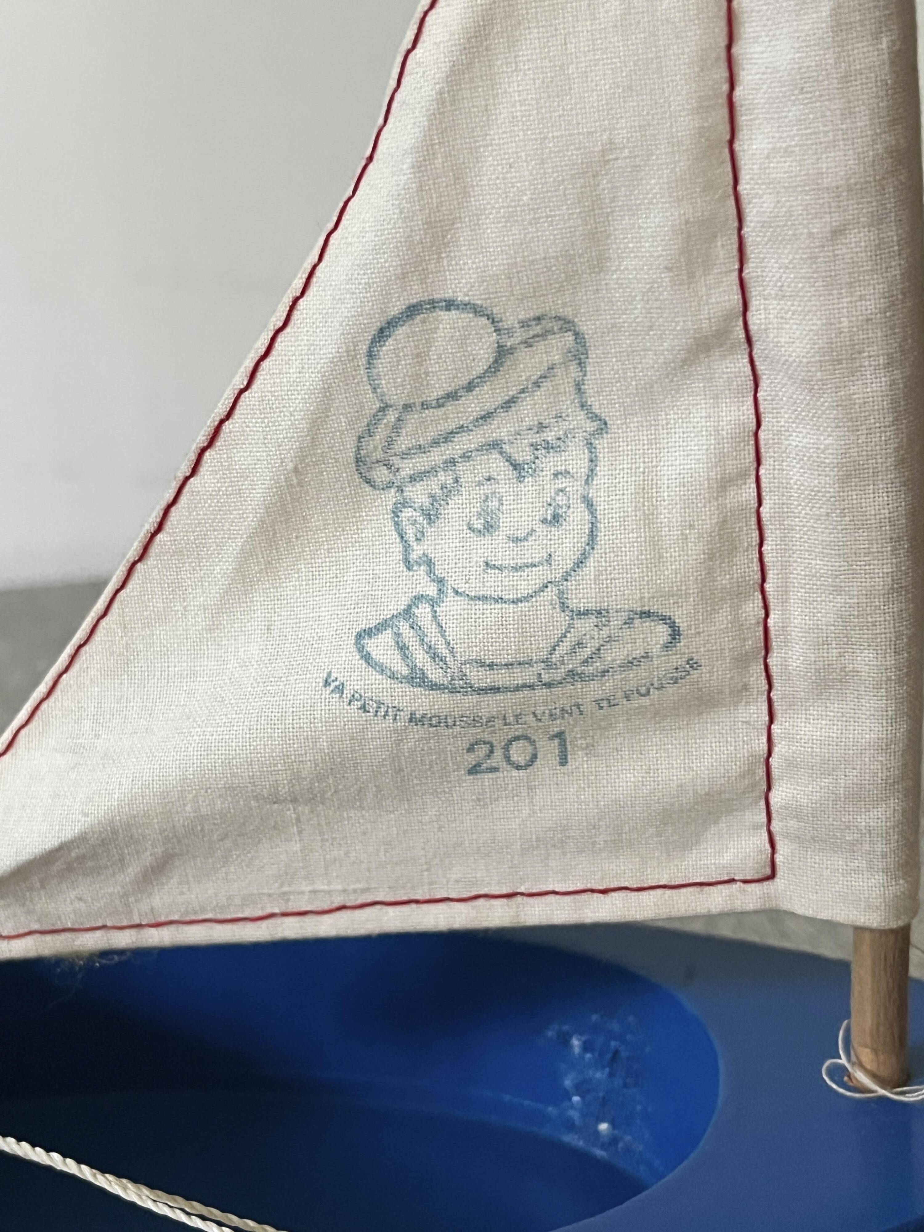 Tirot 201 basin sailboat in wood, French brand.