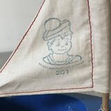 Tirot 201 basin sailboat in wood, French brand.