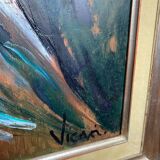 Oil on canvas, The Leap in Faith, Andrew Vicari