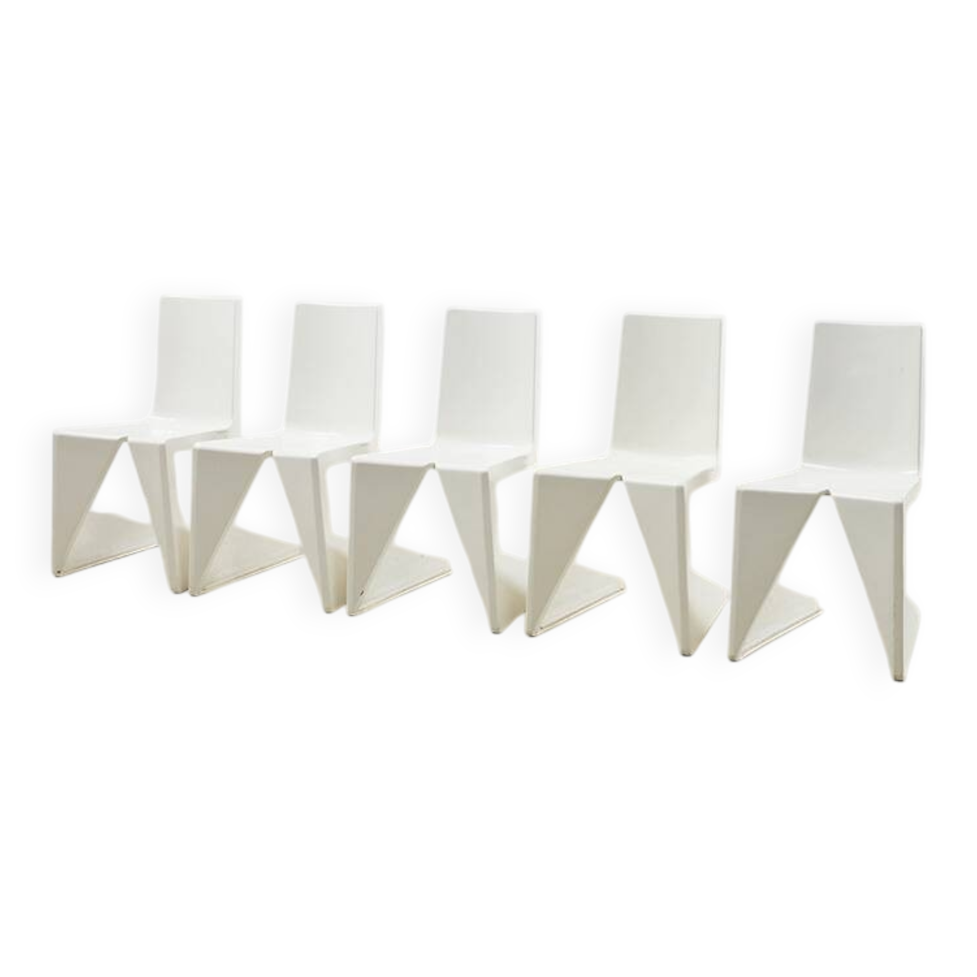 Set of 5 LRC Chairs by Architect Wiel Arets for Lensvelt Netherlands 2005