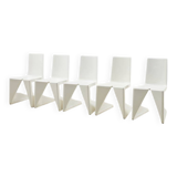 Set of 5 LRC Chairs by Architect Wiel Arets for Lensvelt Netherlands 2005