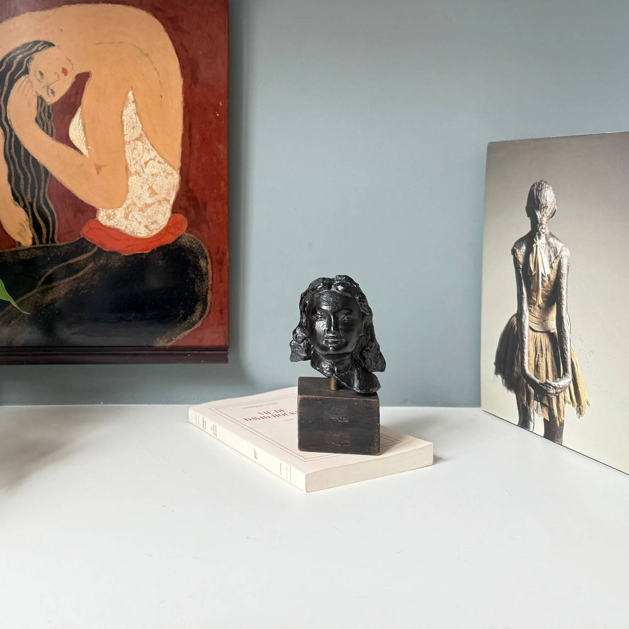 Bronze, portrait of a woman | Maurice Guillaume, 20th century