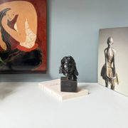 Bronze, portrait of a woman | Maurice Guillaume, 20th century
