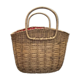 Vintage straw basket