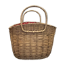 Vintage straw basket