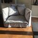 Ghost Armchair 01 Gervasoni glacier blue