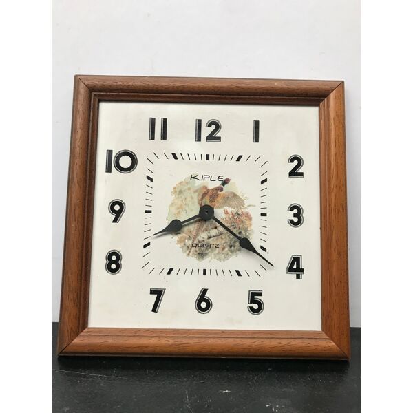 Horloge ancienne Kiple en bois | Selency