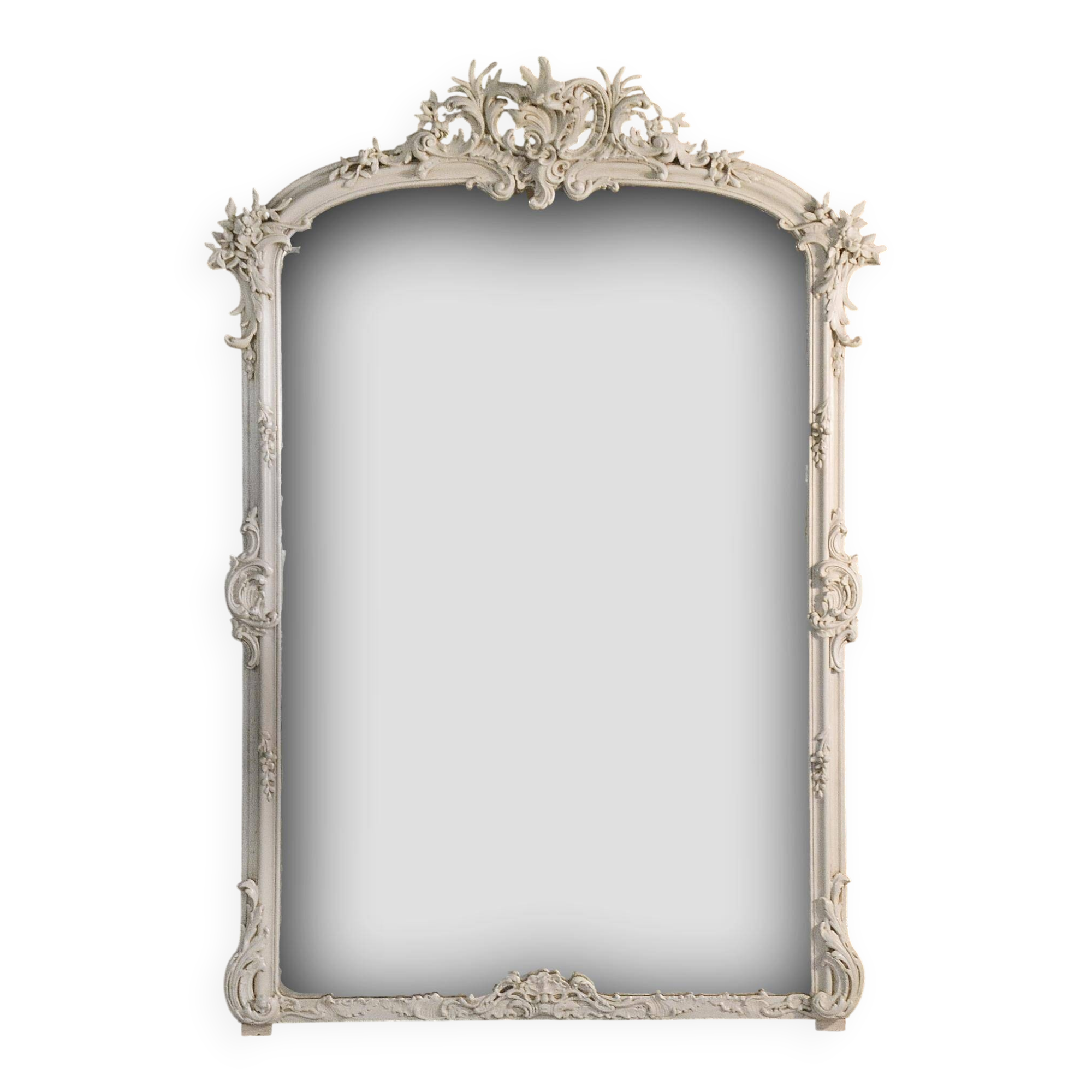 Large Louis XV rocaille style mirror, late 19th century