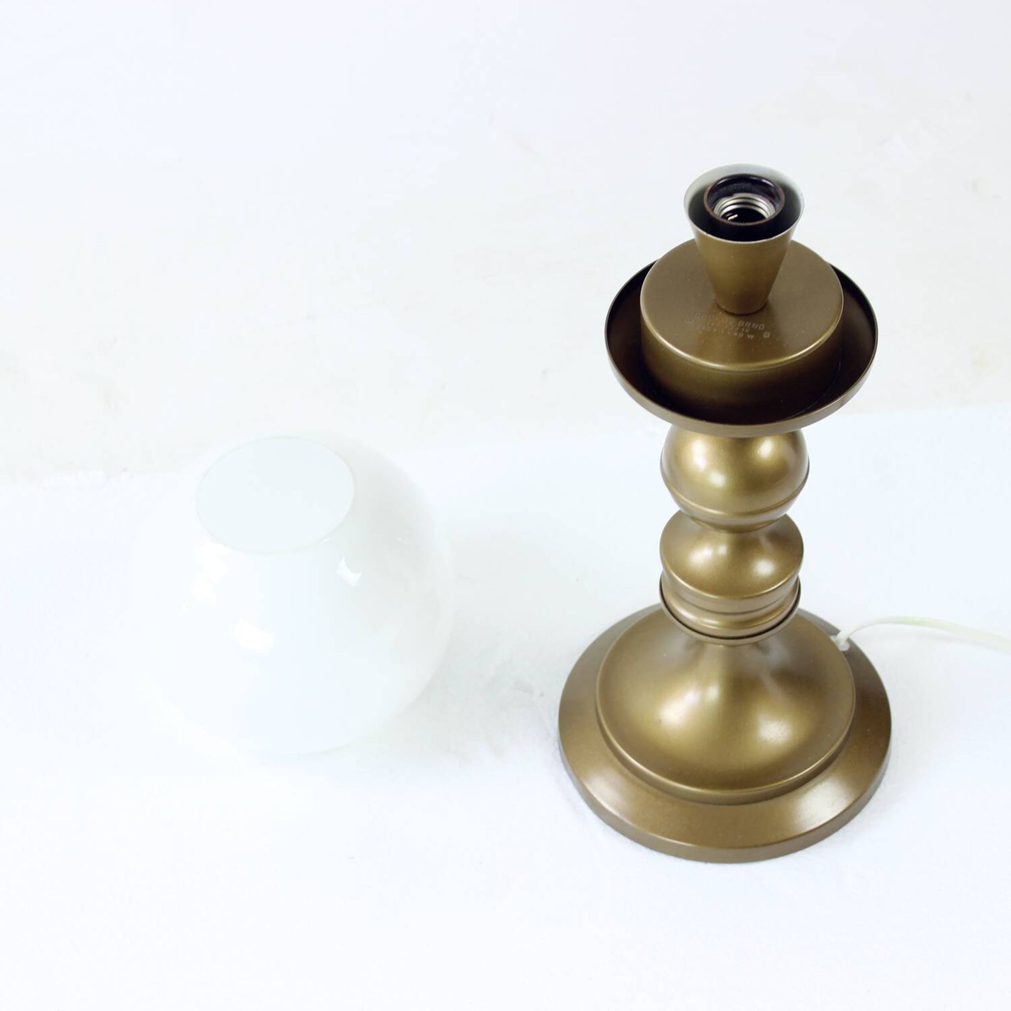 Lampe de table vintage élégante de Drukov, années 1950